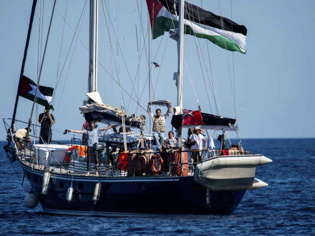 Sumud Flotilla Gaza mission 2025